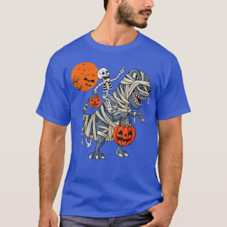 Boys Kinder Dinosaur Skeleton Mummy Scary T re Cut T-shirt