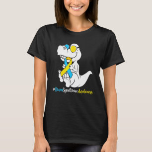 Boys Kinder Down Syndroom T Rex Dinosaur Trisomy T T-shirt