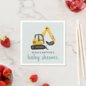 Boys Leuke Digger Baby shower Servet (Insitu)