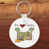 Boys Love Camping Sleutelhanger (Voorkant)