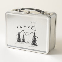 Boy's Lunchbox de Camping personnalisé - Stainless