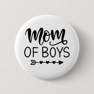 Boys mama ronde button 5,7 cm