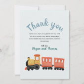 Boys mignonne train Voyage Merci (Devant)