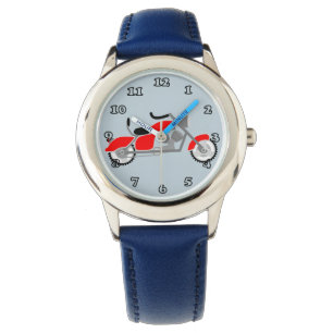 Boys Motorbike Motif watch Horloge