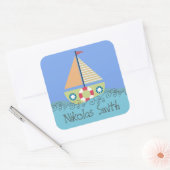 Boys Name Persoonlijke naam Label Sticker (Envelop)