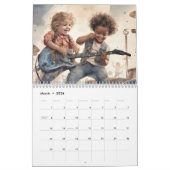 Boys of Rock and Roll 2025 Calendrier 12 mois (Mar 2026)