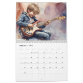 Boys of Rock and Roll 2026 Calendrier 12 mois (Feb 2027)