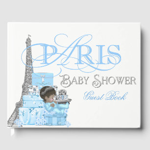 Boys Paris Baby shower Gastenboek