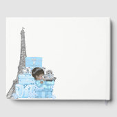 Boys Paris Baby shower Livre d'or (Verso)