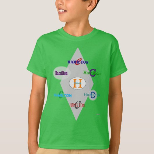 Boy's Personalized T-Shirt HAMbyWG (Devant)