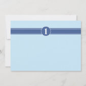 Boys Photo Nautical Birthday party Invitation (Dos)