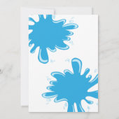 Boys Pool Party 8e anniversaire Invitation (Dos)