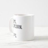 Boys Popcorn en kranen Koffiemok (Voorkant links)