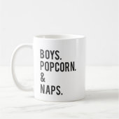 Boys Popcorn en kranen Koffiemok (Links)