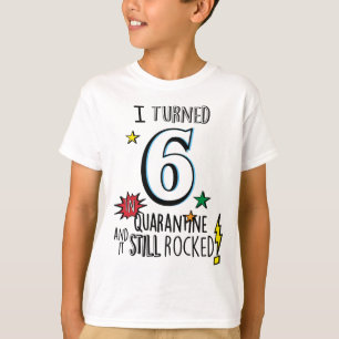 Boys Quarantine Birthday Shirt Kinder Quarantine