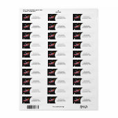 Boys Race Car Anniversaire Étiquette (Feuille entière)