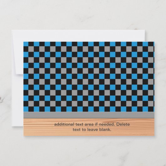 Boys Roller Skate Party Invitation (Dos)