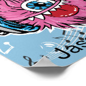 Boys Room Monster Musique Tableau original Poster (Coin)