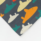 Boys Shark Pattern Fleece Blanket (Hoek)