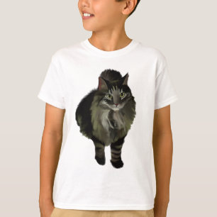 Boy's Shirt Maine Coon Cat