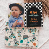 Boy's Skateboard Anniversaire Invitation