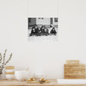 Boys Sledding, 1936.  foto Poster (Keuken)