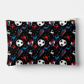 Boys Soccer Player - Red White Blue Freestyle Etui (Achterkant)