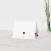 Boys Superheld Theme Birthday Bedankkaart (Achterkant)