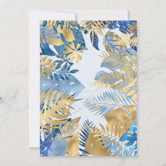 Boys Two Wild 2e verjaardag Blue Safari Kaart (Achterkant)