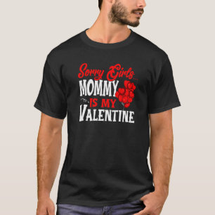 Boys Valentijnsdag Cute Sorry mama is mijn geldige T-shirt