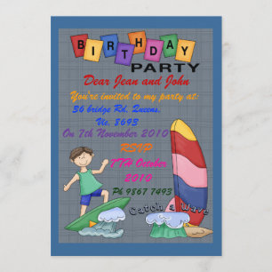 Boys vangen een golf kaart