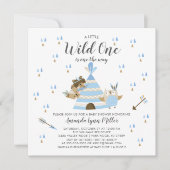 Boys Wild Een Baby shower Uitnodiging (Voorkant)