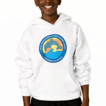 Boys Youth Point Fermin Elementary Logo White