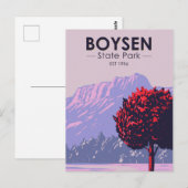 Boysen State Park Wyoming Briefkaart (Voorkant / Achterkant)