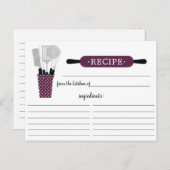 Boysenberry Rolling Pin Kitchen Tools Recipcard Briefkaart (Voorkant / Achterkant)