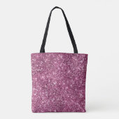 Boysenberry roze glitter draagtas (Achterkant)