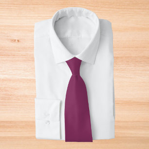 Boysenberry Solid Color Stropdas
