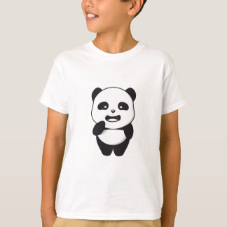 Boys's schattige panda t-shirt