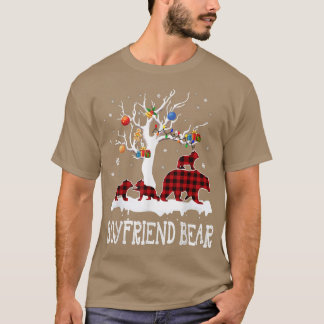 Boyvriend Beer Kerstmis Pajama Red Pset Buffalo T-shirt