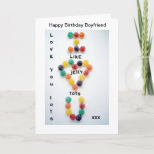 Boyvriend Birthday Card Love you Loyly Tots Kaart