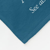 Boyvriend Definition Cool Fun Blue Fleece Deken (Hoek)