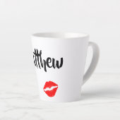 Boyvriend Kisses Latte Mok (Rechterhoek)