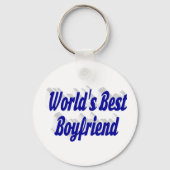 Boyvriend met blauw script sleutelhanger (Achterkant)