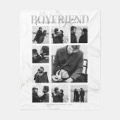 Boyvriend Together Forever Foto Collage Fleece Deken (Voorkant)