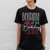 Boyvriend van het meisjesplein van Birthday Matchi T-shirt