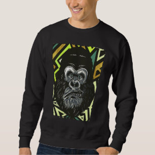 Boze Aap Gorilla Gezicht Trui