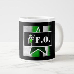 Boze Alien [ SKULLien ] Koffiemok  Extra Grote Beker