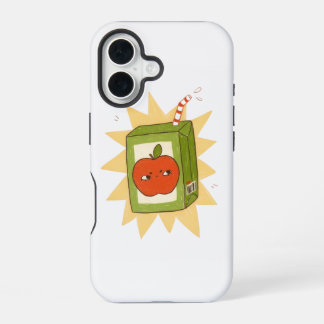 Boze appel sap doos! Grappige cute cartoon! iPhone 16 Hoesje