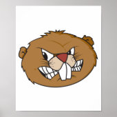 boze beaver poster (Voorkant)