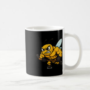 Boze Bij IJshockeyspeler Sterk Insect Koffiemok